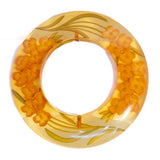 Bakelite Flower Buckle Slide vintage - Rhinestone Rosie