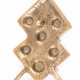 Buckle Brass by Foster Star 1972 vintage - Rhinestone Rosie