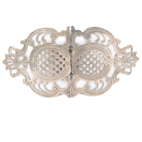 Victorian Buckle Silverplate