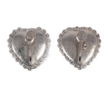 Butterfly Wing Earrings Heart Shaped vintage - Rhinestone Rosie