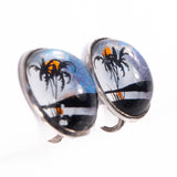 Butterfly Wing Earrings Oval