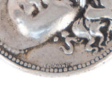 Larissa Coin Necklace Silver vintage - Rhinestone Rosie