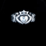 James Avery Claddagh Ring Sterling Silver vintage - Rhinestone Rosie