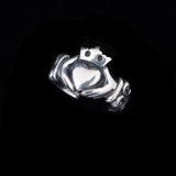 James Avery Claddagh Ring Sterling Silver vintage - Rhinestone Rosie