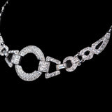 Rhinestone Art Deco Necklace vintage - Rhinestone Rosie