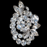 Eisenberg Rhinestone Brooch vintage - Rhinestone Rosie