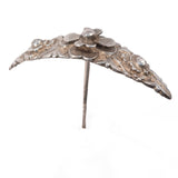 Floral Hairstick Silver vintage - Rhinestone Rosie