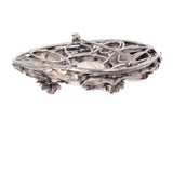 Multi Flower Brooch Sterling Silver