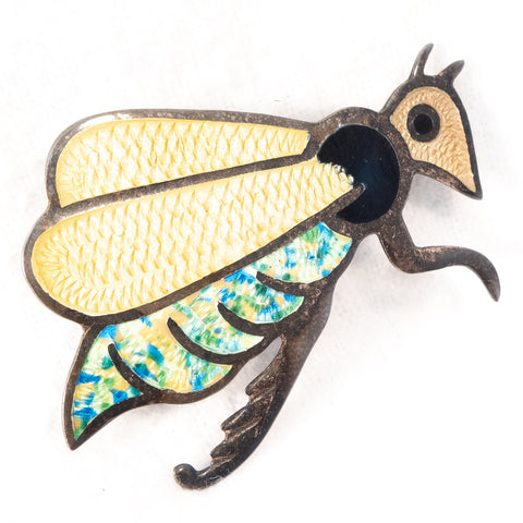 Enamel Insect Brooch by Jeronimo Fuentes