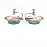 Mexican Green Sterling Earrings vintage - Rhinestone Rosie