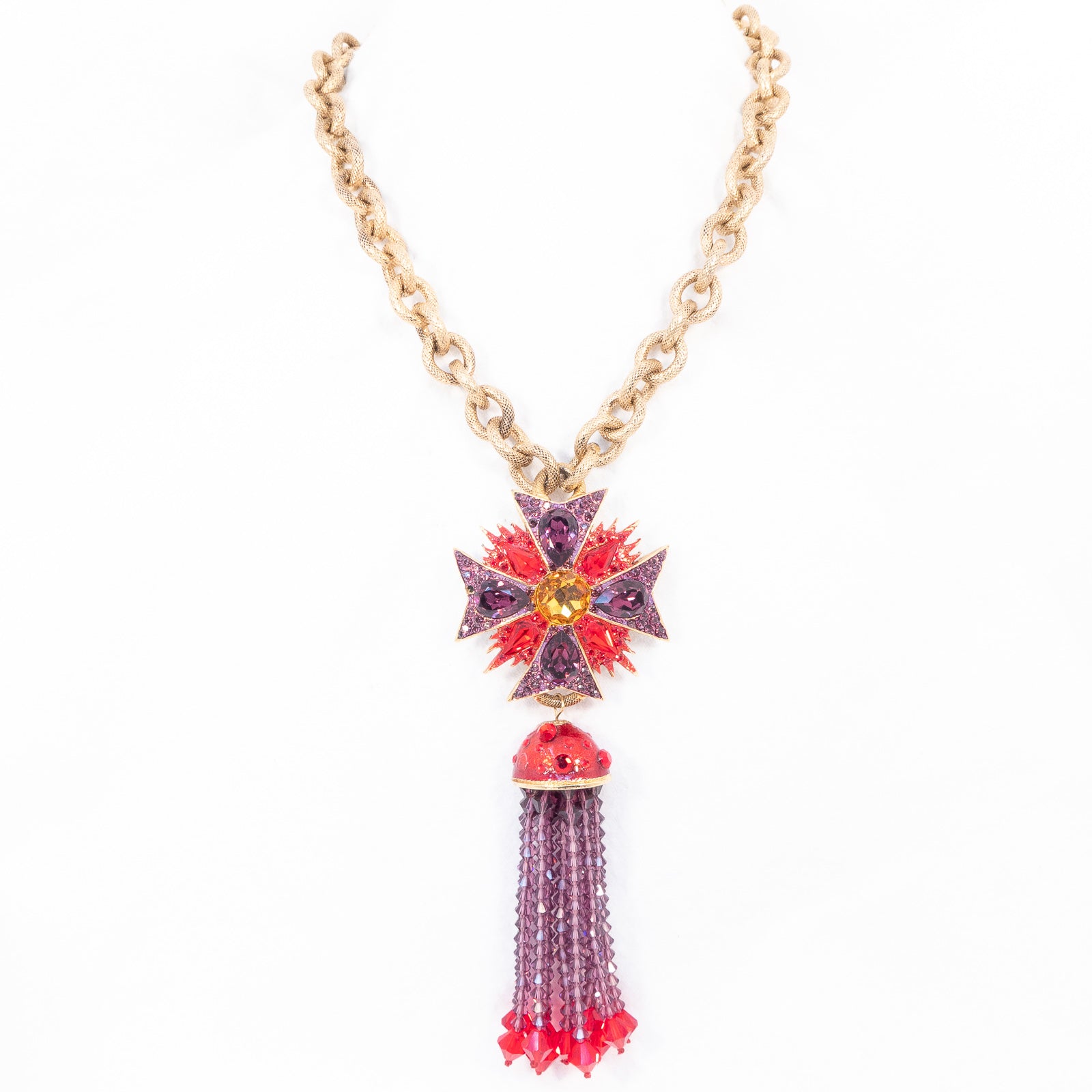 Tassel Necklace by Jay Feinberg – Rhinestone Rosie