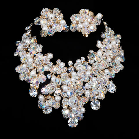Juliana Aurora Borealis and Pearl Baubles Set