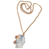 Leopard Necklace by Sarah Coventry vintage - Rhinestone Rosie