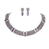 Lori Bonn Sterling Silver Set vintage- Rhinestone Rosie