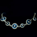 Lucite and Chain Belt vintage - Rhinestone Rosie