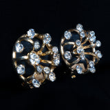 Rhinestone Made in France Earrings vintage - Rhinestone Rosie