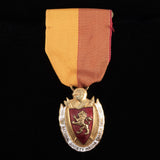 The National Society of Magna Charta Dames Insignia Brooch vintage - Rhinestone Rosie