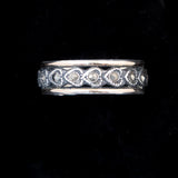 Marcasite Ring Portugal vintage -Rhinestone Rosie