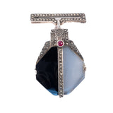 Marcasite Brooch by Heirloom 73 vintage - Rhinestone Rosie