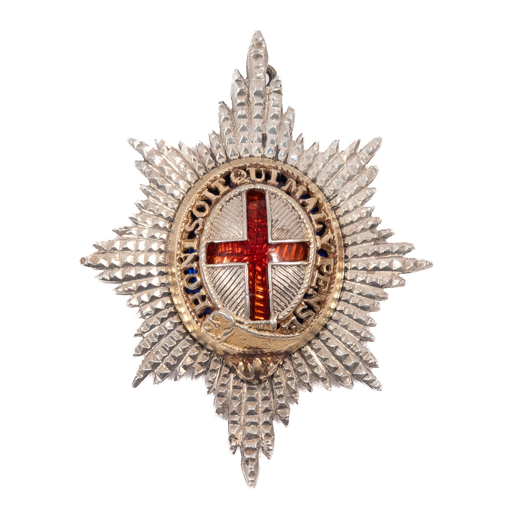 British Army Coldstream Guards Officer's Cap Badge by Jennens and Co. vintage - Rhinestone Rosie