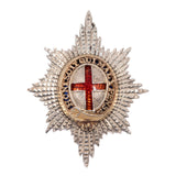 British Army Coldstream Guards Officer's Cap Badge by Jennens and Co. vintage - Rhinestone Rosie