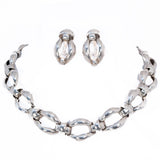 Napier Necklace and Earring Set vintage - Rhinestone Rosie