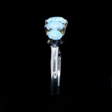 Opal 5 Stone Ring 10kt vintage - Rhinestone Rosie