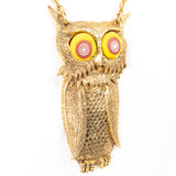 Owl Necklace by © Mr. We vintage - Rhinestone Rosie