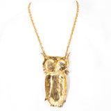 Owl Necklace by © Mr. We vintage - Rhinestone Rosie