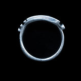Frank Patania Sr. Sterling Silver Ring vintage - Rhinestone Rosie