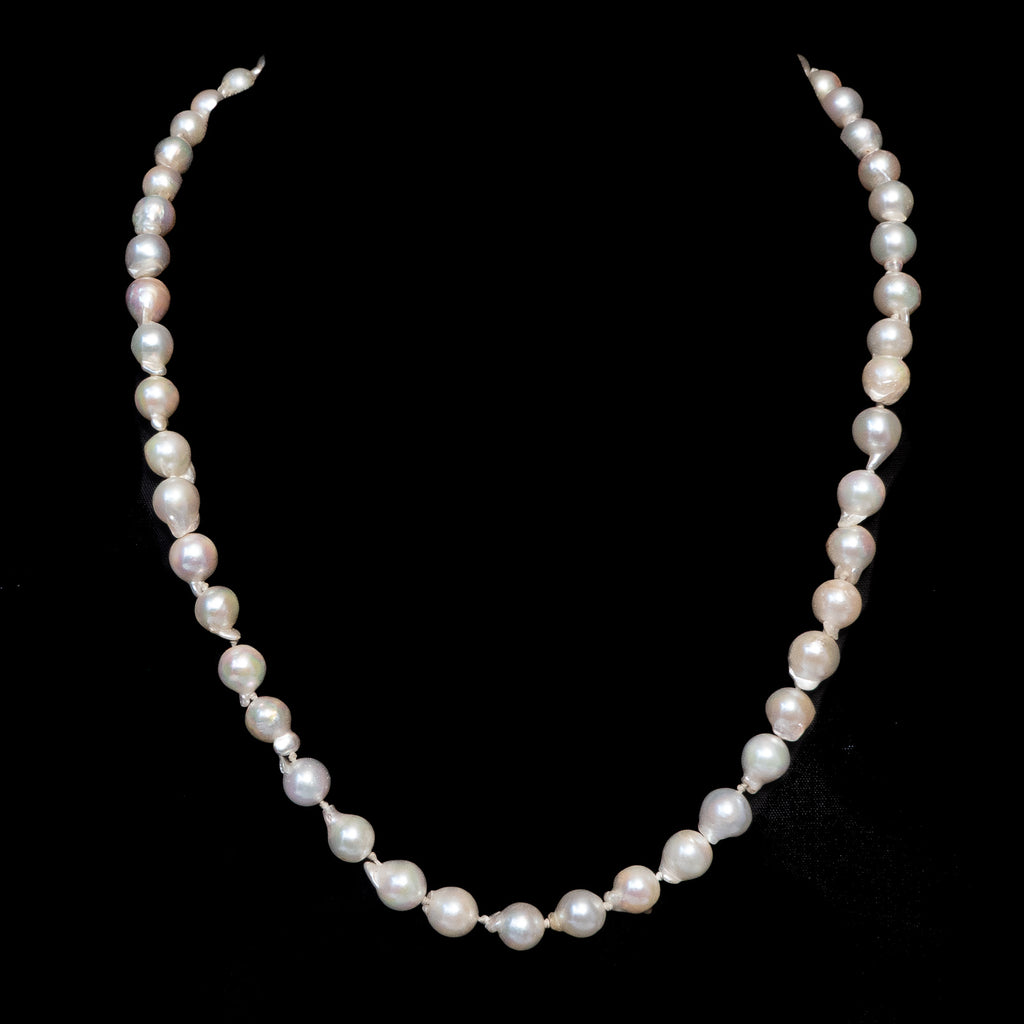 Baroque Pearl Necklace vintage - Rhinestone Rosie