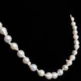 Baroque Pearl Necklace vintage - Rhinestone Rosie