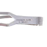 Mikimoto Pearl Tie Bar Sterling Silver vintage - Rhinestone Rosie