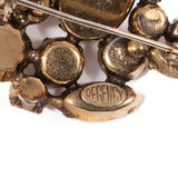 Regency Jewels Brown Pearl Bracelet Brooch Necklace Set vintage - Rhinestone Rosie