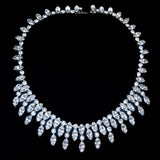 Rhinestone Bib Necklace vintage - Rhinestone Rosie