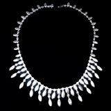 Rhinestone Bib Necklace vintage - Rhinestone Rosie