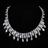 Rhinestone Bib Necklace vintage - Rhinestone Rosie