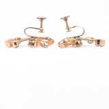 Rhinestone Bow Earrings vintage - Rhinestone Rosie
