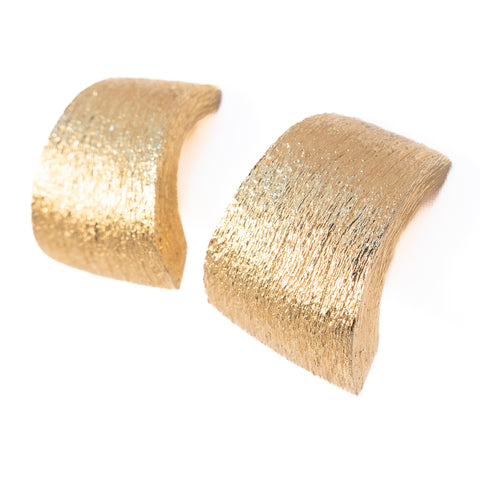 St. John Brushed Goldtone Earrings