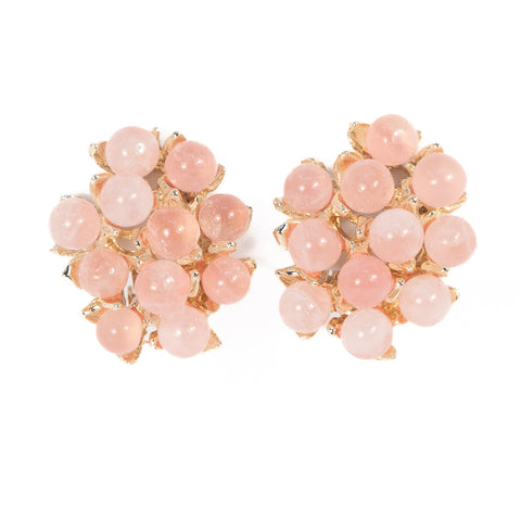 Swoboda Rose Quartz Earrings