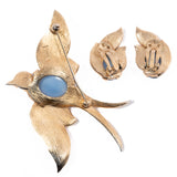 Trifari 'Fantasies' Bird Brooch and Earring Set 1960 vintage - Rhinestone Rosie