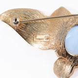 Trifari 'Fantasies' Bird Brooch and Earring Set 1960 vintage - Rhinestone Rosie