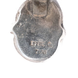 Turquoise Coral Snake Earrings by Effie Calavaza Zuni vintage - Rhinestone Rosie
