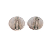 Turquoise Inlay Earrings SKJ - Sibert Juanita Kallestewa Zuni vintage - Rhinestone Rosie