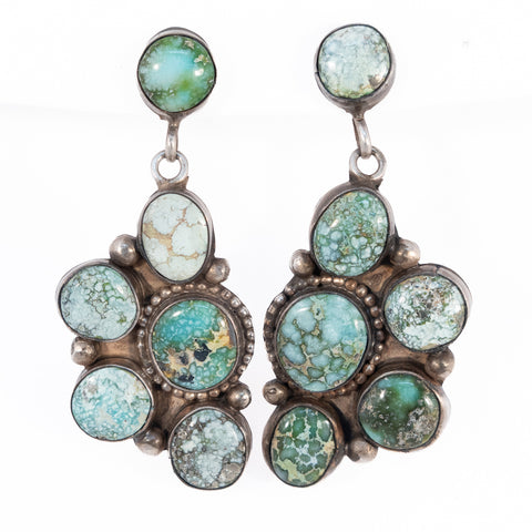 Turquoise Earrings by E. Largo