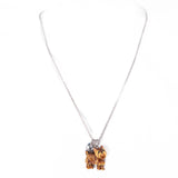 Dog Lovers Diamond Pendant Movable Yorkie Necklace by Bradford Exchange - Rhinestone Rosie