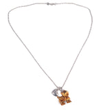 Dog Lovers Diamond Pendant Movable Yorkie Necklace by Bradford Exchange - Rhinestone Rosie