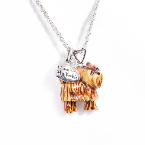 Yorkie Necklace by Bradford Exchange