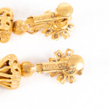 Miriam Haskell Rhinestone Dangle Earrings vintage - Rhinestone Rosie