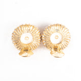 SCHRAGER Faux Pearl Brooch and Earring Set - vintage - Rhinestone Rosie